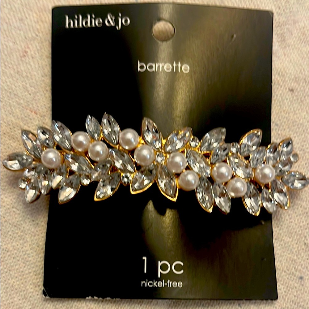 Goldie & Jo Gold and Silver Barrette